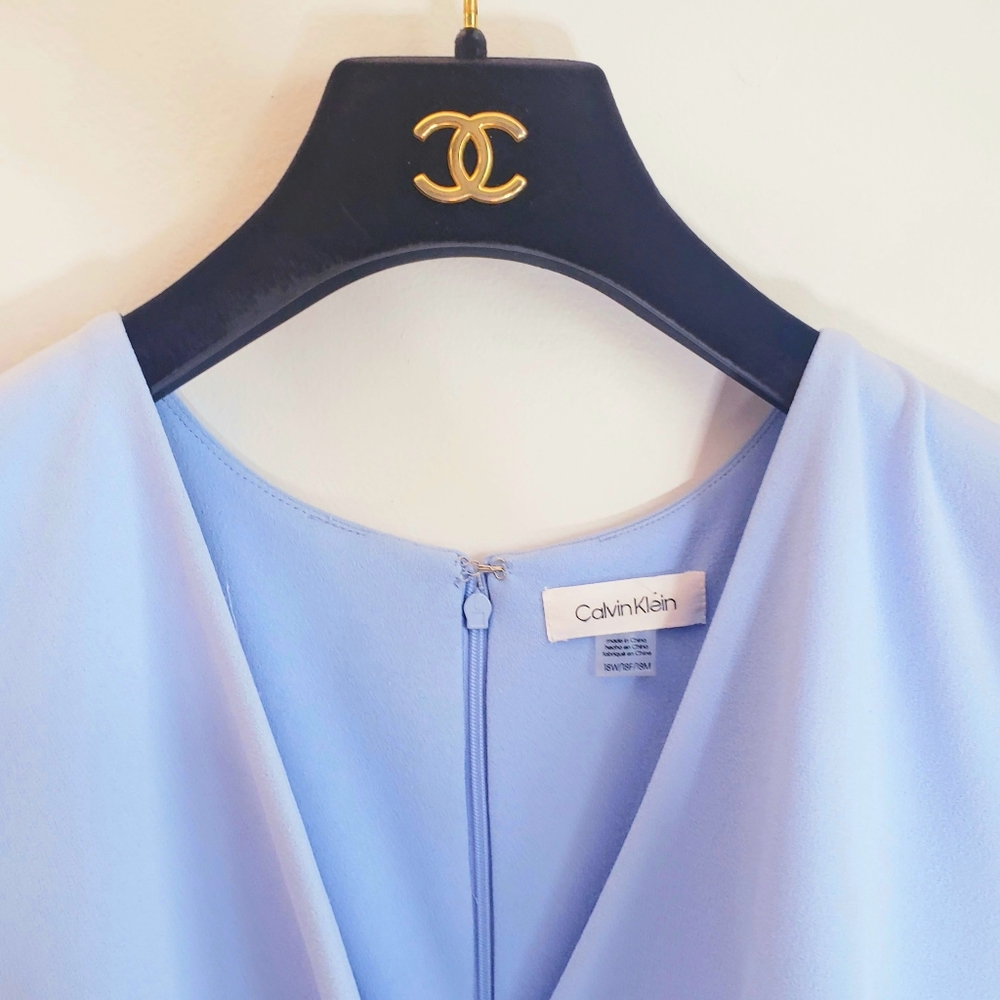 CALVIN KLEIN New Periwinkle Blue Plus Size Dress - Picture 7 of 15
